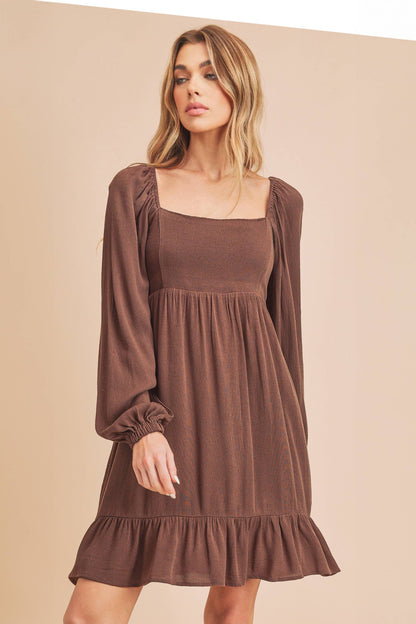 Beyah Dress - Brown