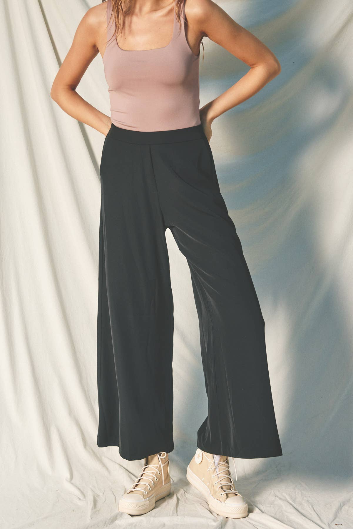 Sophie Wide Leg Pants - LAST ONE SMALL