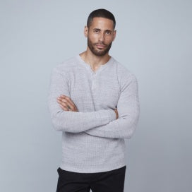 Men's Henley - Grey